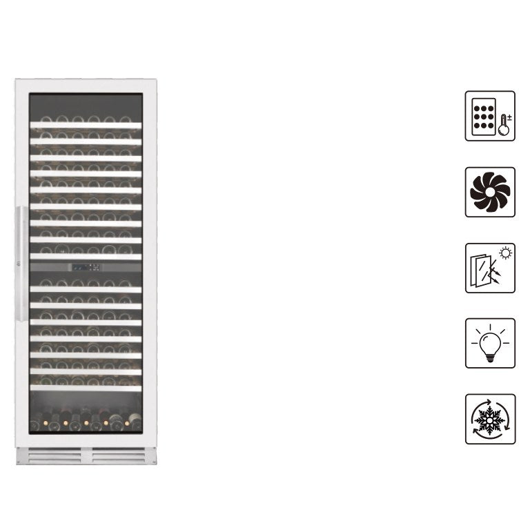 Prestige 30-Inch 288-Bottle Dual-Zone Built-In Wine Cellar