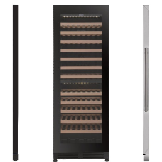 Connoisseur 22-Inch 105-Bottle Dual-Zone Built-In Wine Cooler