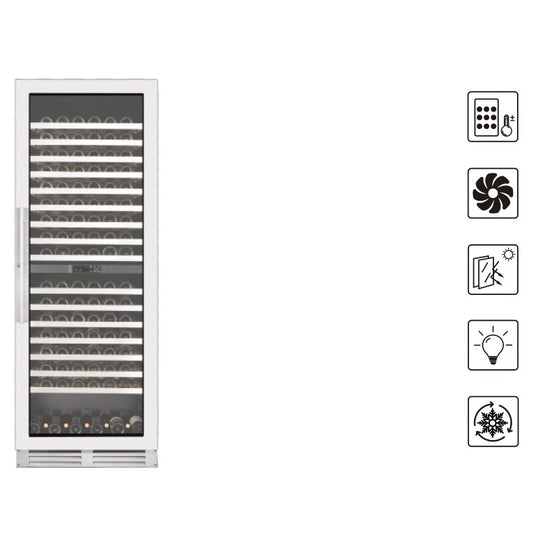 Prestige 30-Inch 288-Bottle Dual-Zone Built-In Wine Cellar