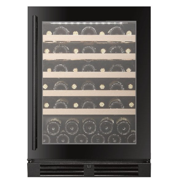 Compact 23-Inch 46-Bottle Single-Zone Built-In Wine Cooler