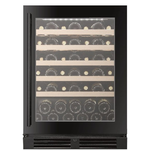 Compact 23-Inch 46-Bottle Single-Zone Built-In Wine Cooler
