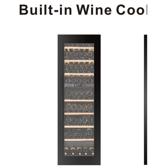 Connoisseur 23-Inch 101-Bottle Dual-Zone Built-In Wine Cooler