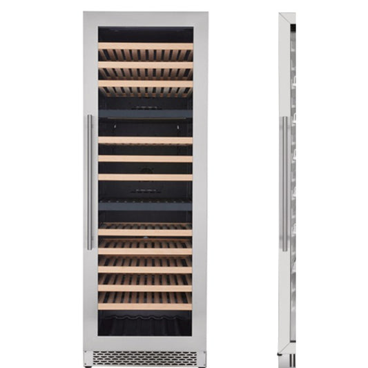 Prestige 23-Inch 155-Bottle Triple-Zone Built-In Wine Cooler