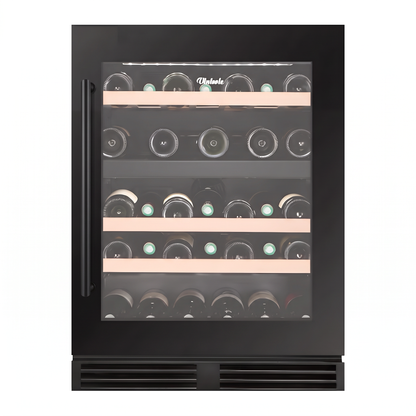 Connoisseur 39 wine cellar — 39 bottles, dual zone, under-counter or freestanding — front view with the door closed
