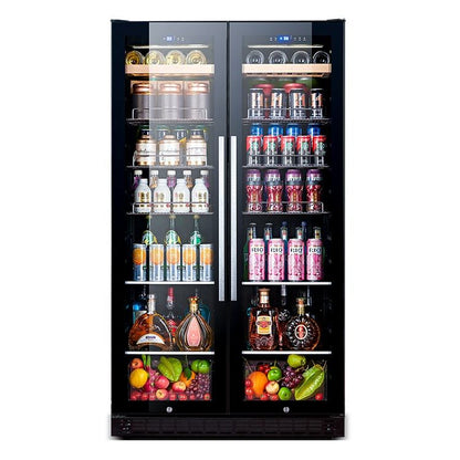 Prestige 165-Bottle Dual-Zone Built-In Wine Cooler