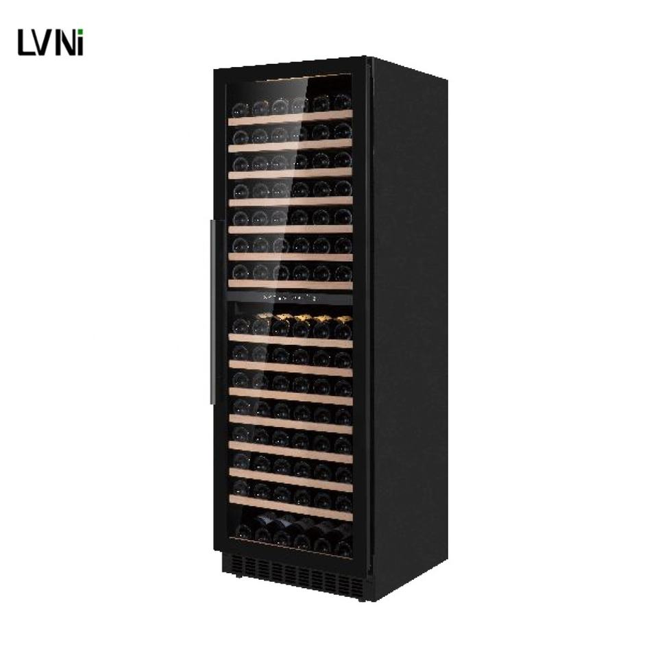Prestige 165-Bottle Dual-Zone Built-In Wine Cooler
