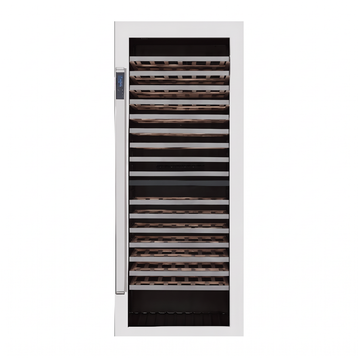 Prestige 288 Freestanding wine cellar — 288 bottles, dual zone, freestanding — front view with the door closed