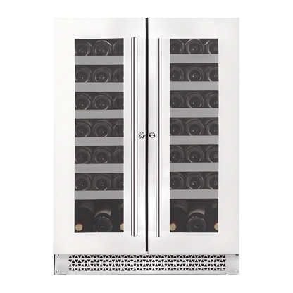 Connoisseur 42 Under-counter wine cellar — 42 bottles, dual zone, under-counter — front view with the door closed