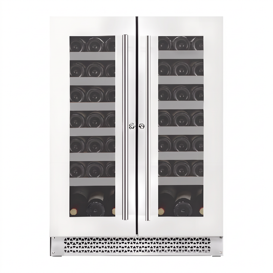 Connoisseur 42 Under-counter wine cellar — 42 bottles, dual zone, under-counter — front view with the door closed