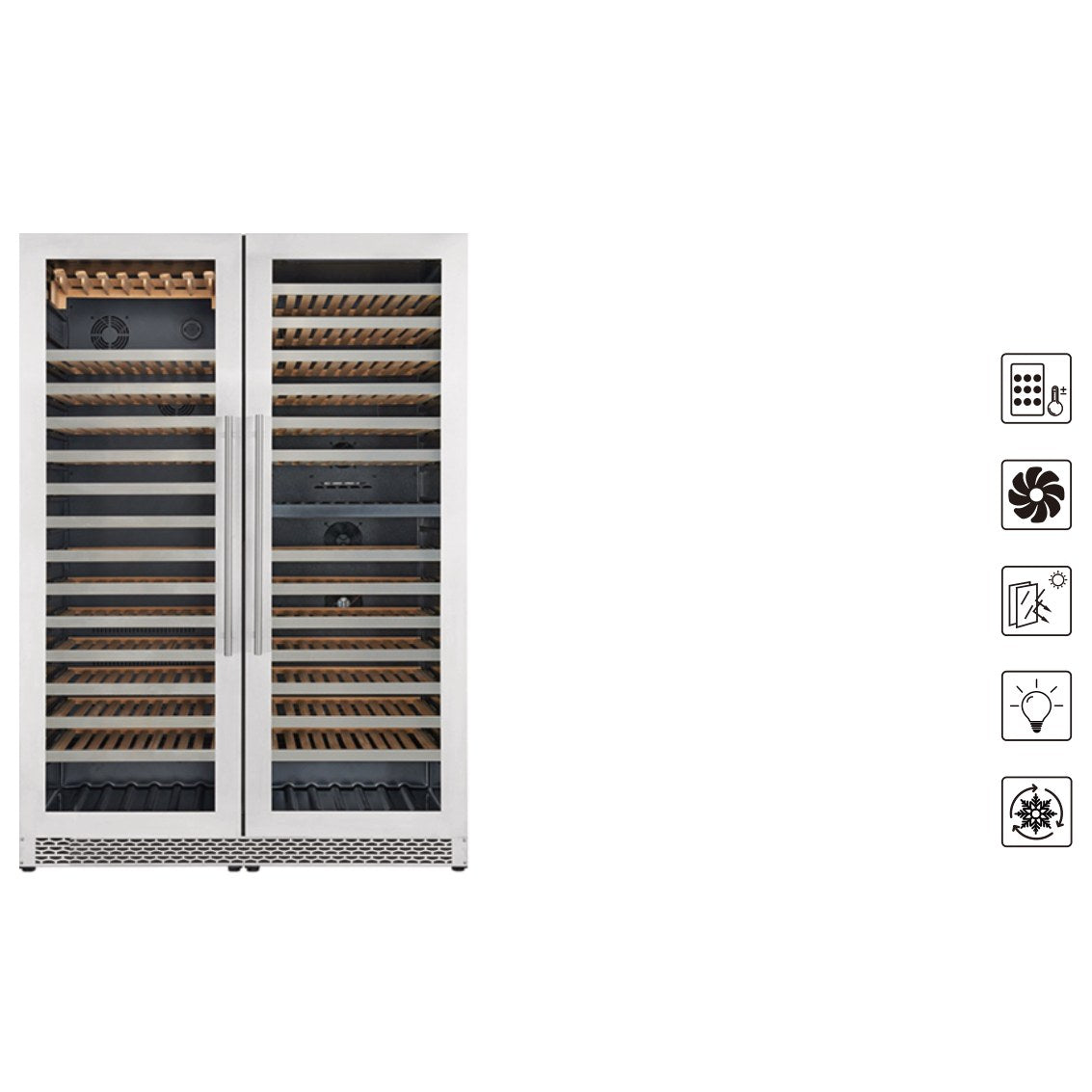 Prestige 47-Inch 343-Bottle Triple-Zone Built-In Wine Cooler