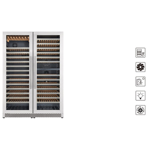 Prestige 47-Inch 343-Bottle Triple-Zone Built-In Wine Cooler
