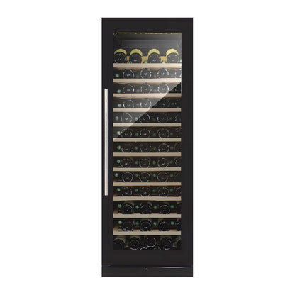 Connoisseur 113 wine cellar — 113 bottles, single zone, built-in or freestanding — front view with the door closed
