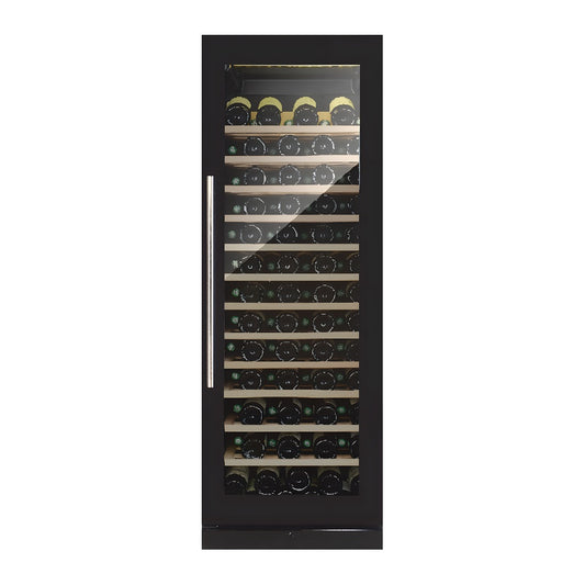 Connoisseur 113 wine cellar — 113 bottles, single zone, built-in or freestanding — front view with the door closed