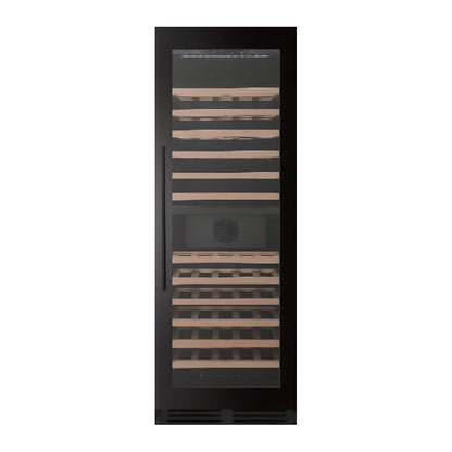 Prestige 109 wine cellar — 109 bottles, dual zone, built-in or freestanding — front view with the door closed