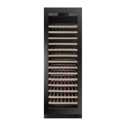 Prestige 122 wine cellar — 122 bottles, single zone, built-in or freestanding — front view with the door closed