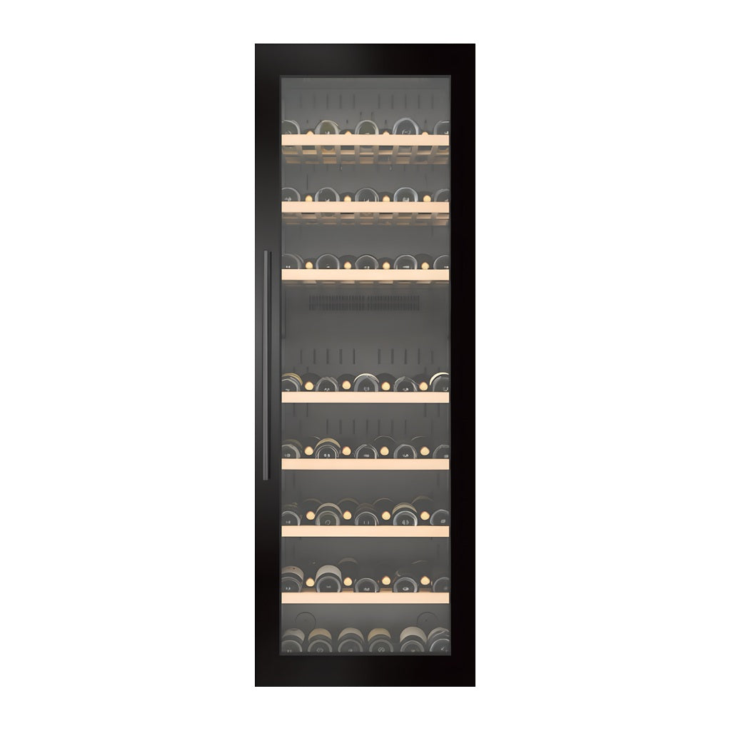 Prestige 216 wine cellar — 216 bottles, single zone, freestanding — front view with the door closed