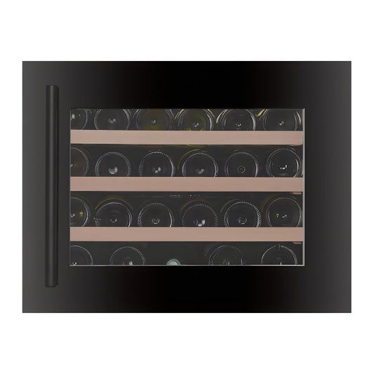 Compact 24 Single wine cellar — 24 bottles, single zone, built-in — front view with the door closed