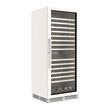Prestige 288 Built-in wine cellar — 288 bottles — three-quarter view showing the cabinet depth and side panel
