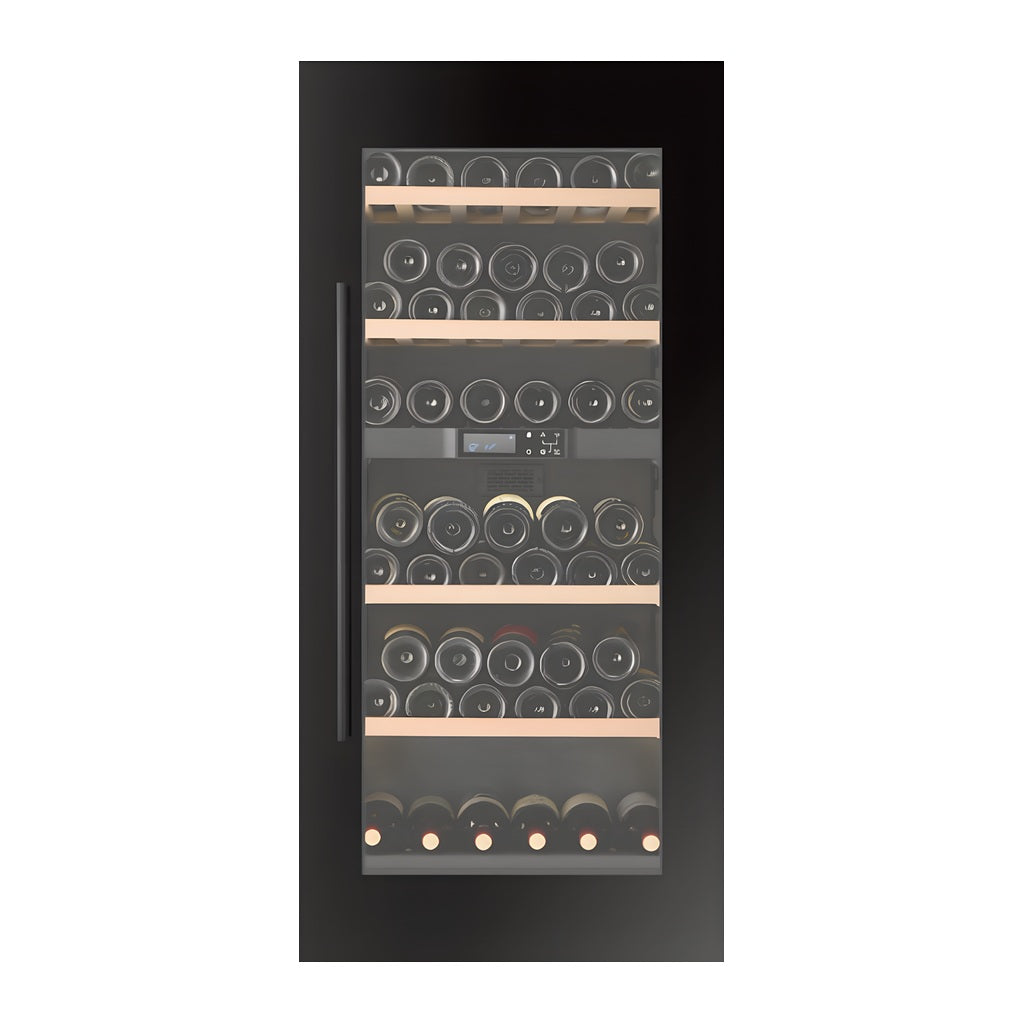 Connoisseur 65 wine cellar — 65 bottles, dual zone, built-in — front view with the door closed