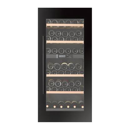 Connoisseur 65 wine cellar — 65 bottles, dual zone, built-in — front view with the door closed