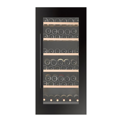 Connoisseur 71 wine cellar — 71 bottles, single zone, built-in — front view with the door closed