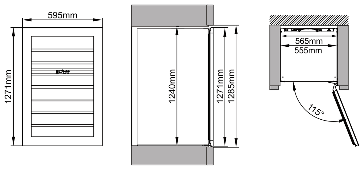 VI68SC-DT dimension drawing