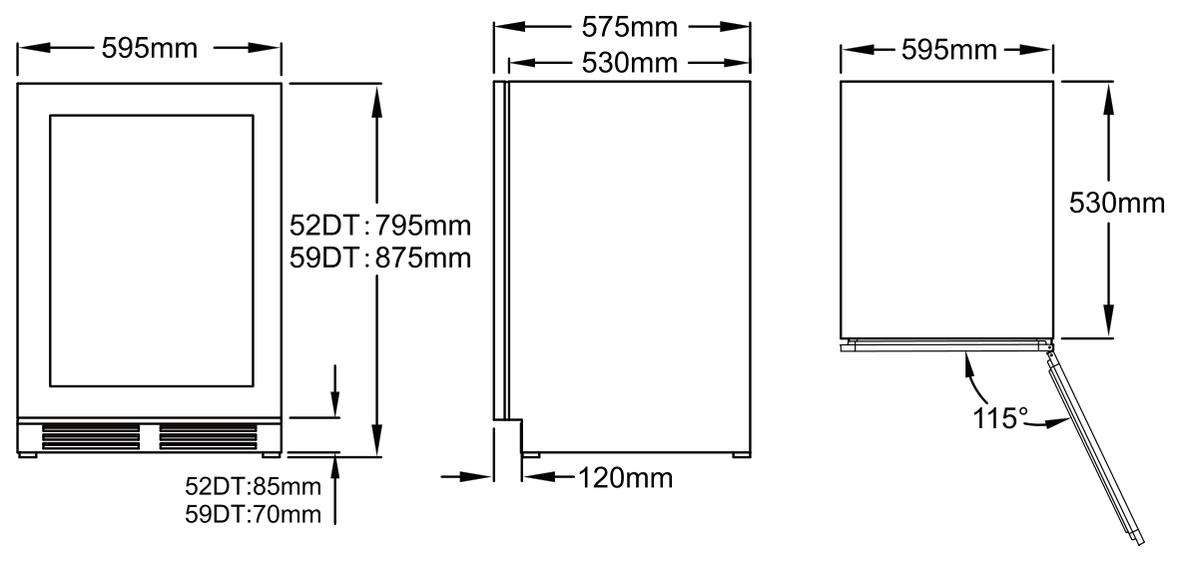 VI59DT dimension drawing