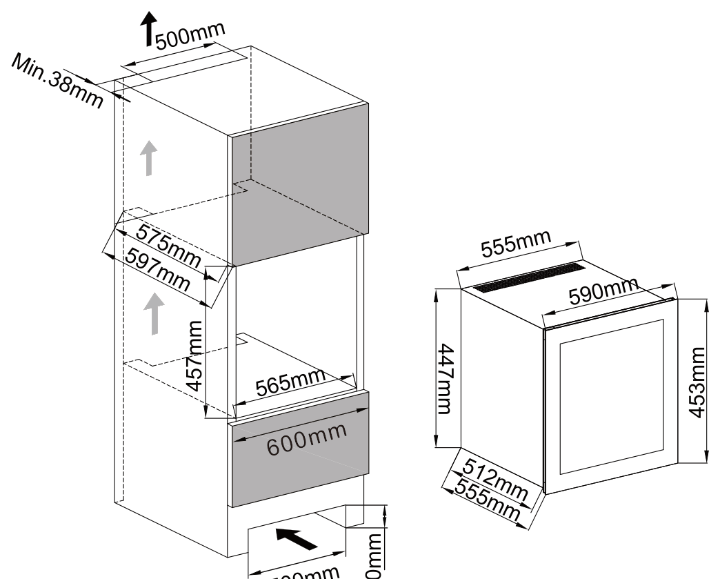 VI24S installation drawing