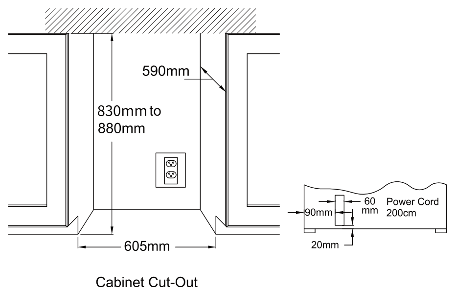 VI46S installation drawing