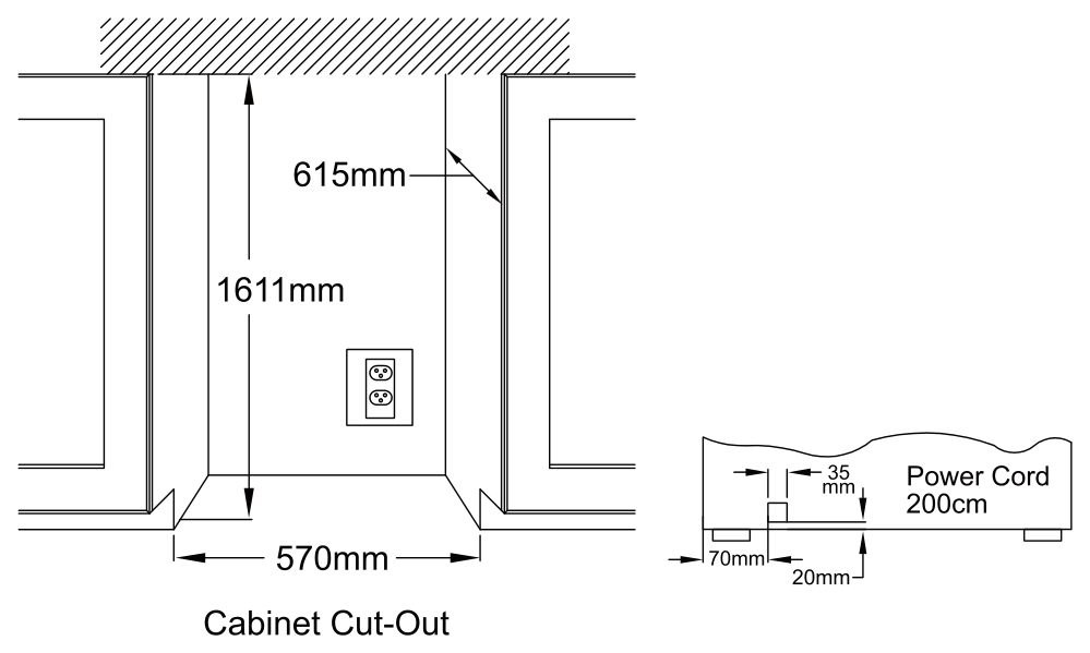 VI110DT installation drawing