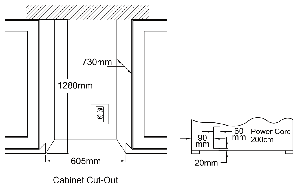 VI120S installation drawing