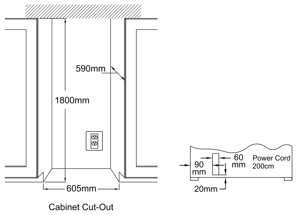 VI122S installation drawing