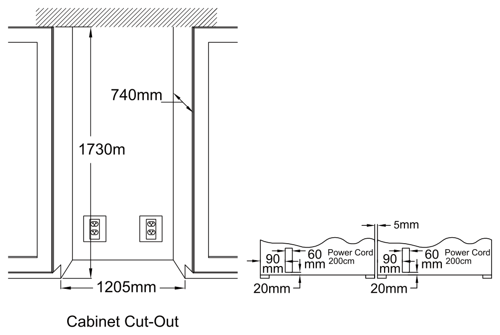 VI355T installation drawing