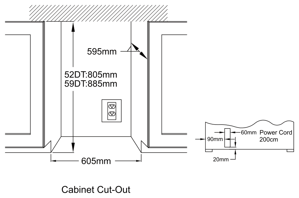 VI59DT installation drawing